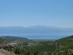 Abfahrt hinunter zum Ohridsee