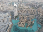 Aussicht vom der Burj Khalifa Aussichtsplattform